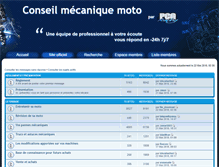 Tablet Screenshot of conseil-moto.com